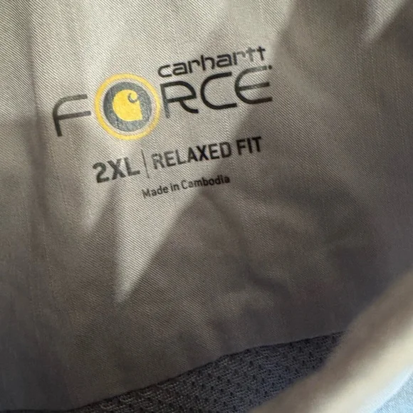 2XL Carhartt Button down shirt - Picture 2 of 3